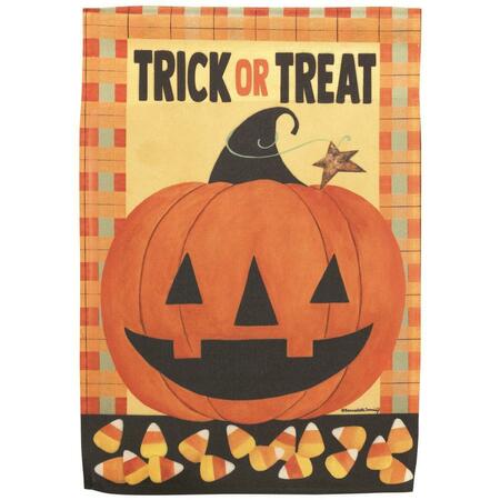 RECINTO 13 x 18 in. Jack-O-Lantern Flag Print Garden Flag RE3458905